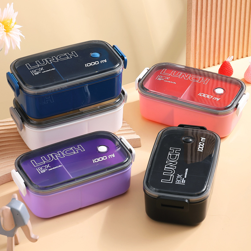 Food Storage Tupperware - กล่องเก็บอาหารกลางวัน กล่องเก็บอาหารพลาสติกทนความร้อนไมโครเวฟ กล่องเก็บผลไม้ และกล่องปิดผนึก