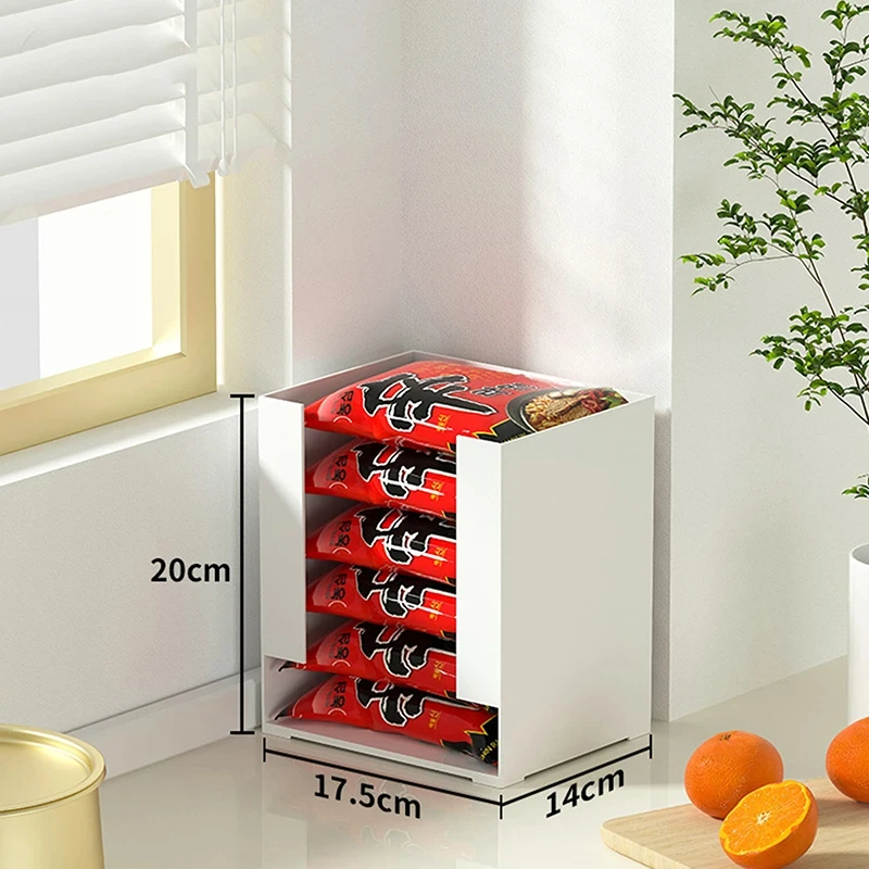 Food Storage In Pantry - กล่องเก็บบะหมี่กึ่งสำเร็จรูปอเนกประสงค์ 26 ช่อง สำหรับใส่ถ้วยราเม็ง เหมาะสำหรับจัดระเบียบครัวและเก็บอาหาร