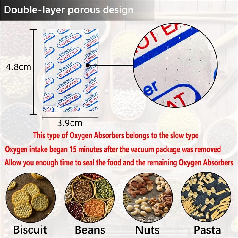 Food Storage Oxygen Absorbers - ระงับกลิ่นกายความชื้นดูดซับเครื่องลดความชื้น 24 ความชื้นความชื้นป้องกันความชื้นออกซิเจนหน้าสําหรับอาหารแห้งตัวแทน