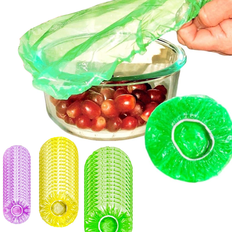 Food Storage Tupperware - ครอบคลุมสําหรับเก็บอาหารห่อยืดหยุ่นสําหรับชามจานจานReusableทิ้งสําหรับที่เหลือปิกนิกกลางแจ้งอาหาร