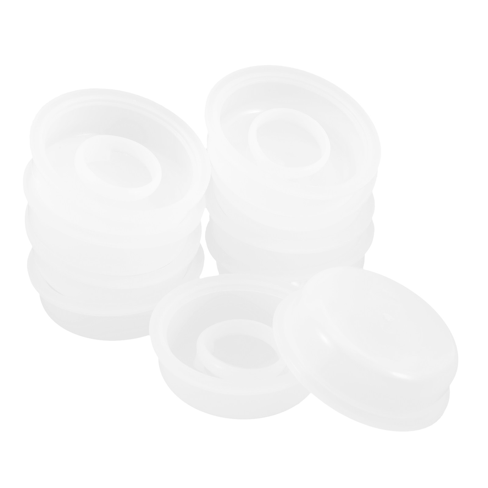 Food Storage With Lids - ฝาปิดถังเคมีพลาสติกแบบมีห่วงดึง 10 ชิ้น ขนาด 20-25 ลิตร