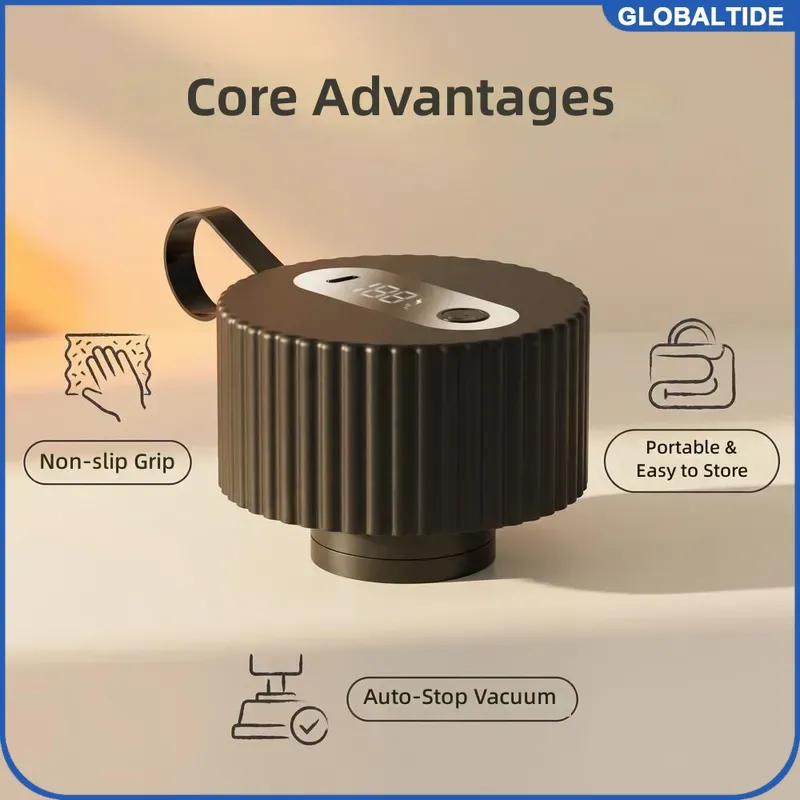 Food Storage Jars & Containers - ชุดเครื่องซีลสูญญากาศสำหรับขวดโหลไฟฟ้า 3-in-1 เครื่องซีลอาหารอัตโนมัติแบบมือถือสำหรับการเก็บรักษาอาหารในขวดโหลให้สดใหม่ Dremel