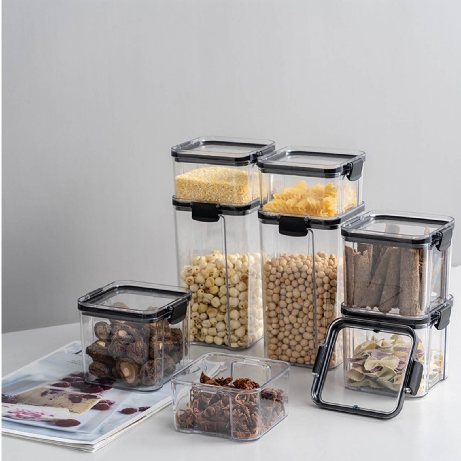 ภาชนะเก็บอาหารสุญญากาศ ทนความช - Food Storage Jars & Containers บทวิจารณ์และราคา