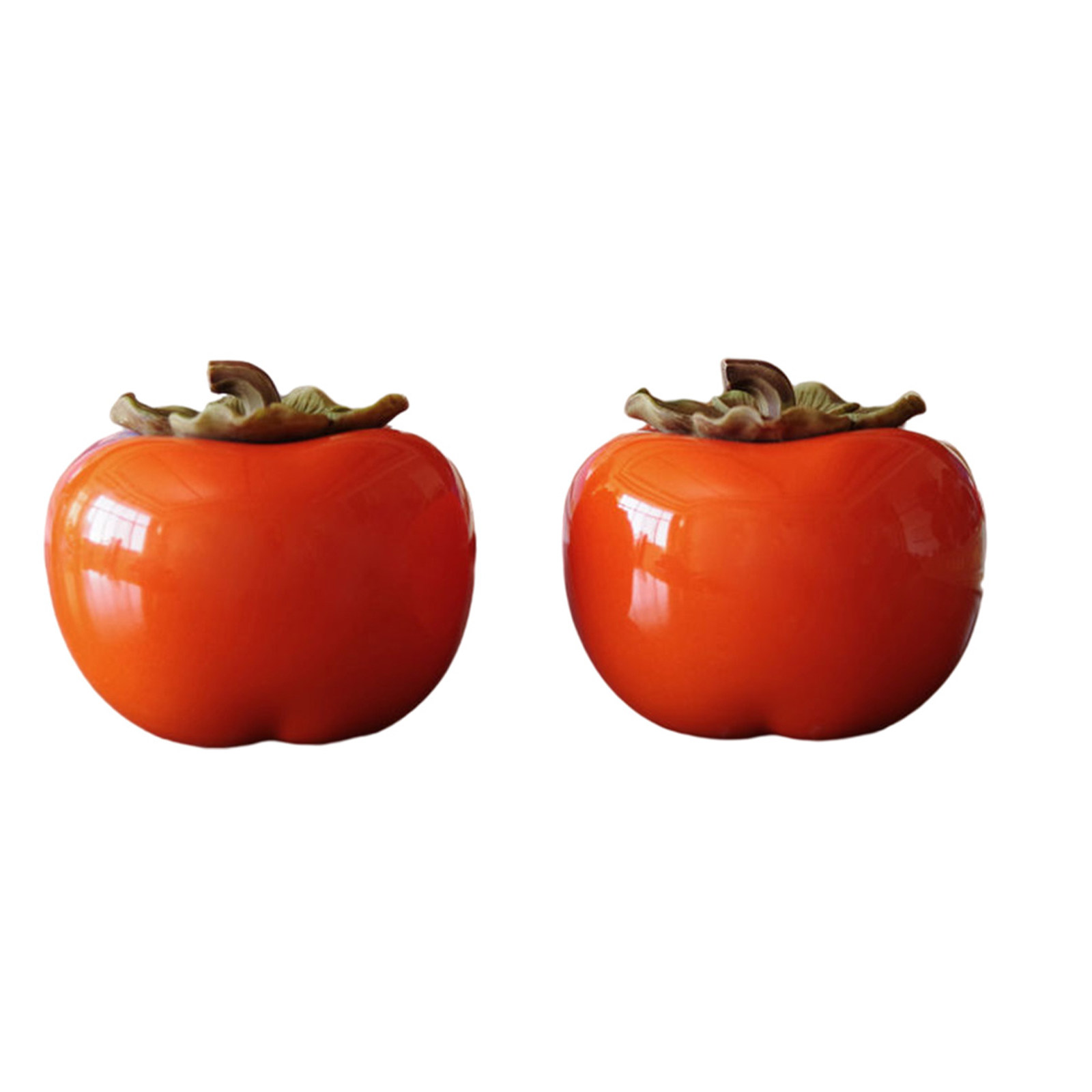 2 ชิ้น กระปุกเซรามิกทรงลูกพลับ - Food Storage Jars & Containers บทวิจารณ์และราคา