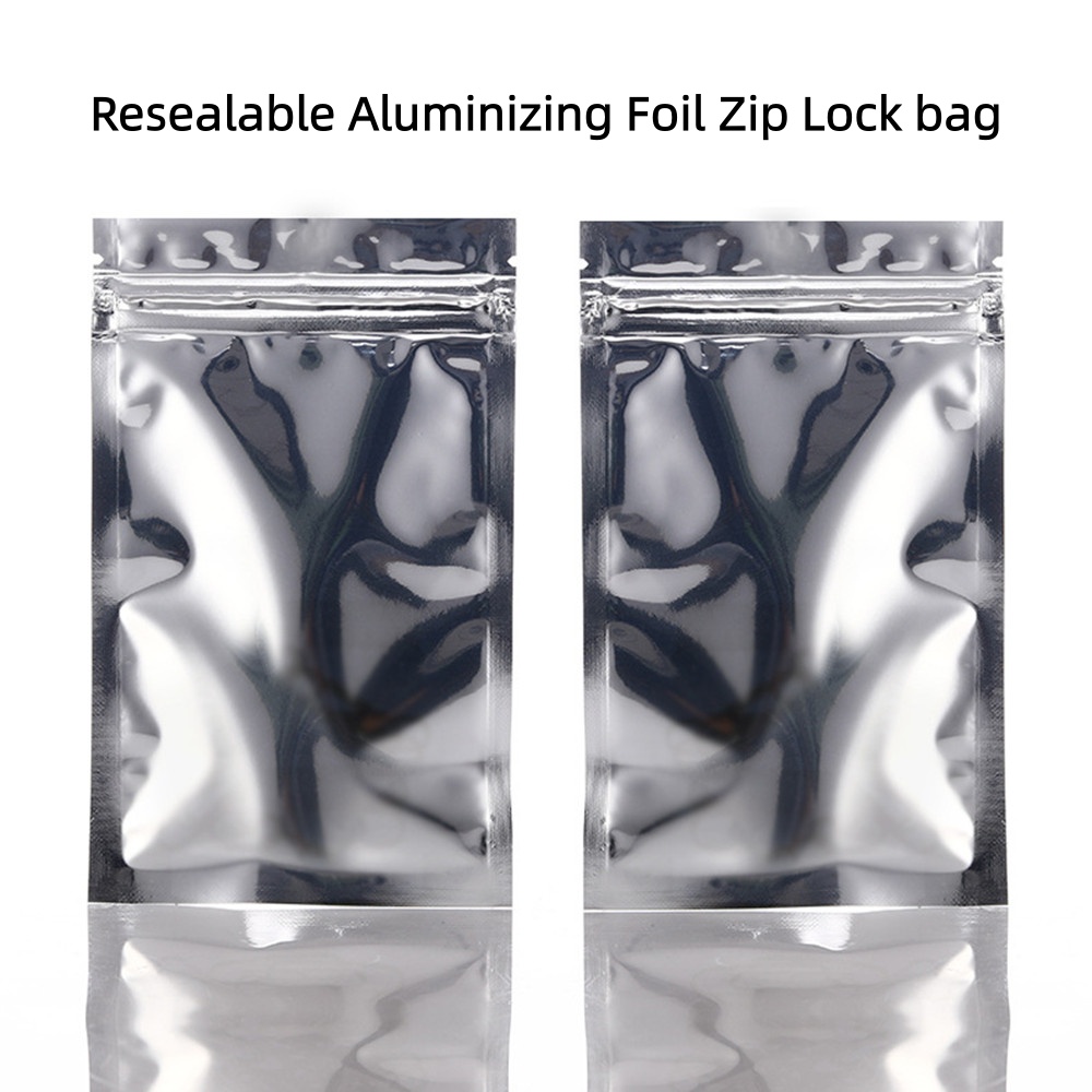 ถุงซิปล็อคฟอยล์อะลูมิเนียมสีเง - Ziploc Food Storage บทวิจารณ์และราคา
