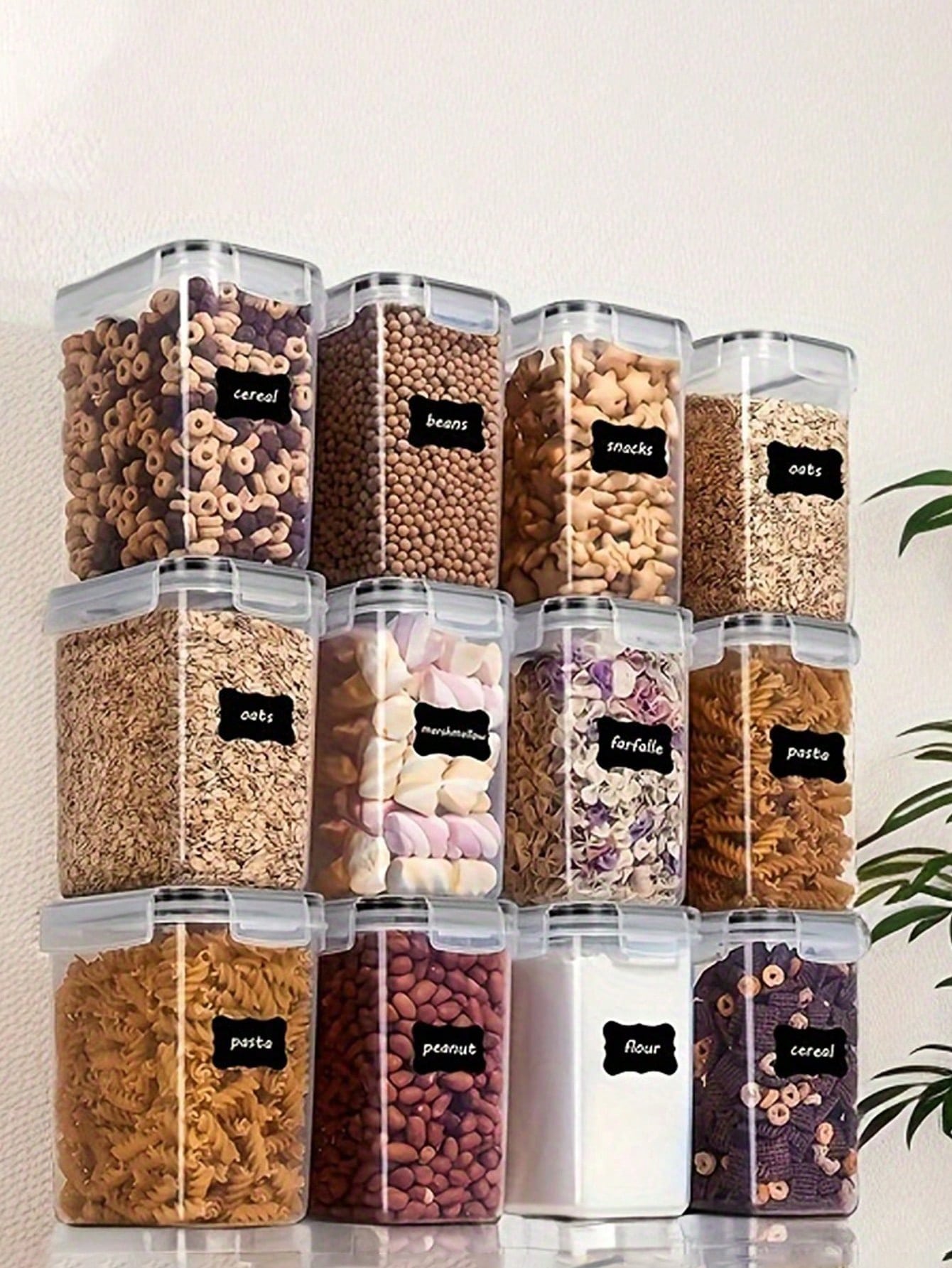 ชุดภาชนะเก็บอาหารแบบปิดสนิท 48 - Food Storage In Pantry บทวิจารณ์และราคา