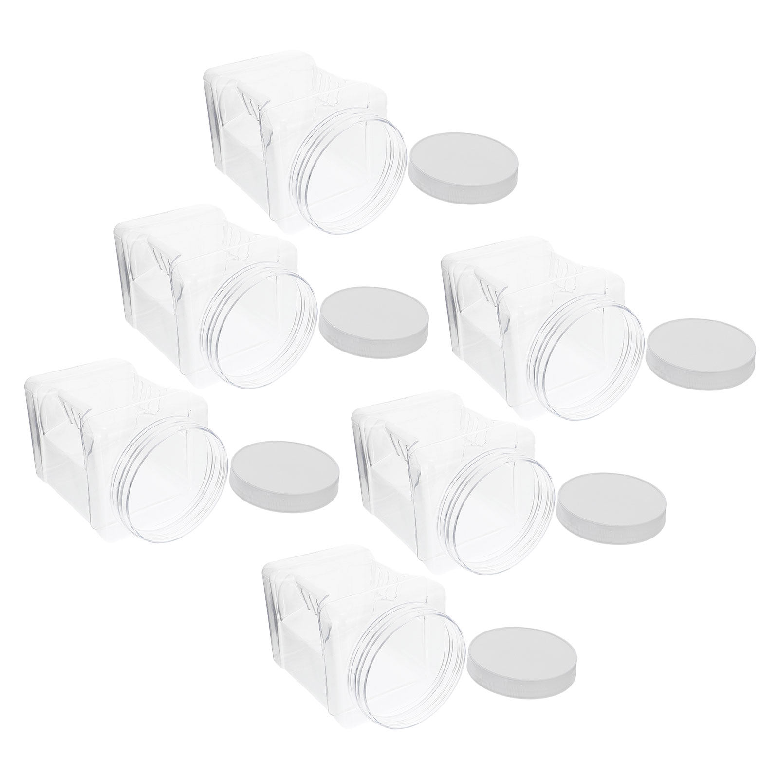 กระปุกเก็บของพลาสติกใสทรงสี่เห - Food Storage Jars & Containers บทวิจารณ์และราคา