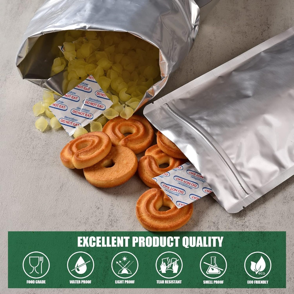 ถุงไมลาร์สำหรับเก็บอาหาร 120 ใ - Food Storage Oxygen Absorbers บทวิจารณ์และราคา