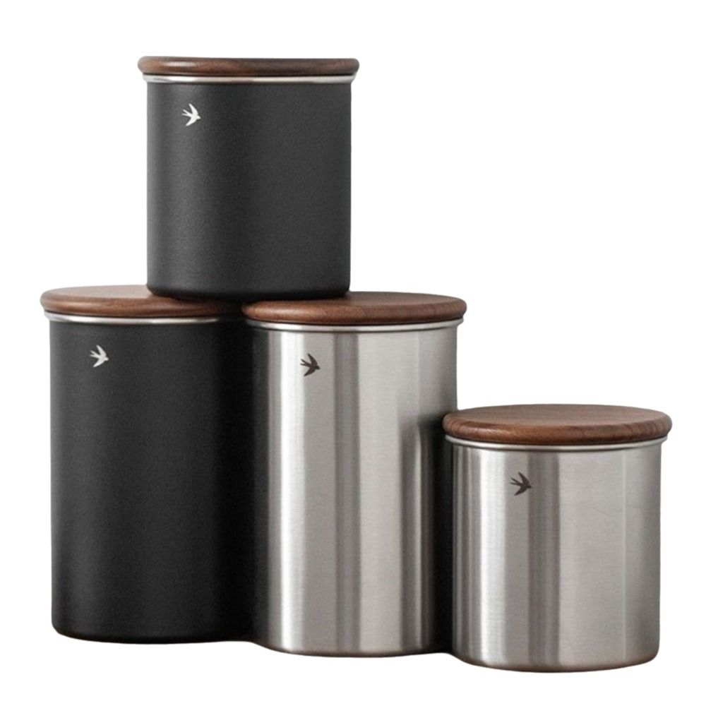 โถใส่มัทฉะสแตนเลสใหม่ ฝาไม้ ขน - Food Storage News บทวิจารณ์และราคา