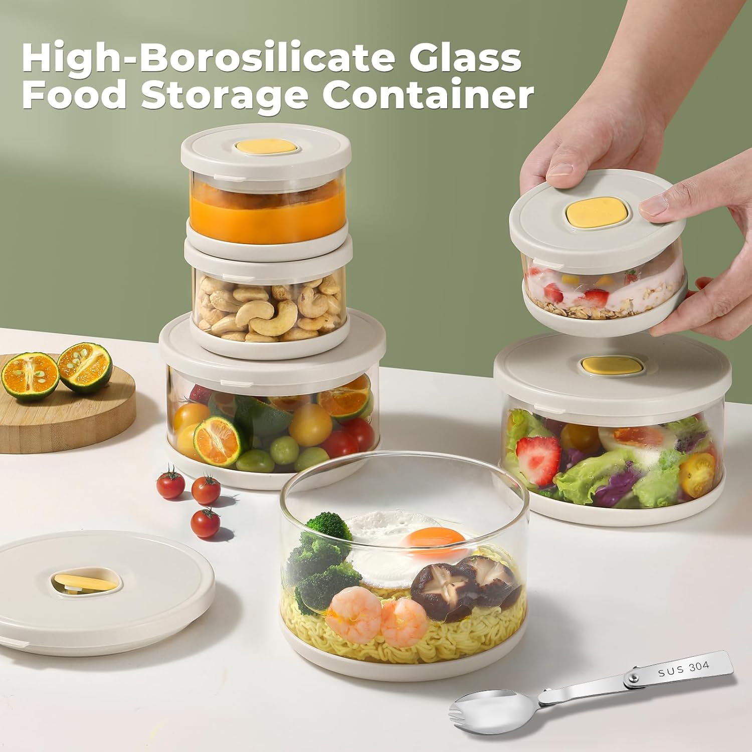 ชุดกล่องถนอมอาหารแก้วแบบสุญญาก - Food Storage Tupperware บทวิจารณ์และราคา