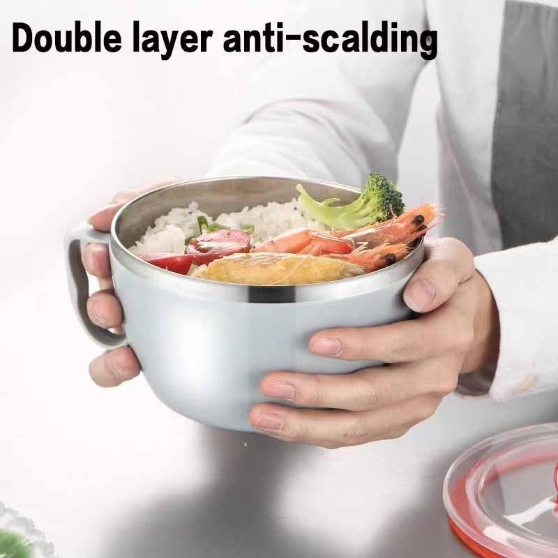 สแตนเลสแบบพกพาพร้อมฝาปิดชามบะห - Food Storage Tupperware บทวิจารณ์และราคา
