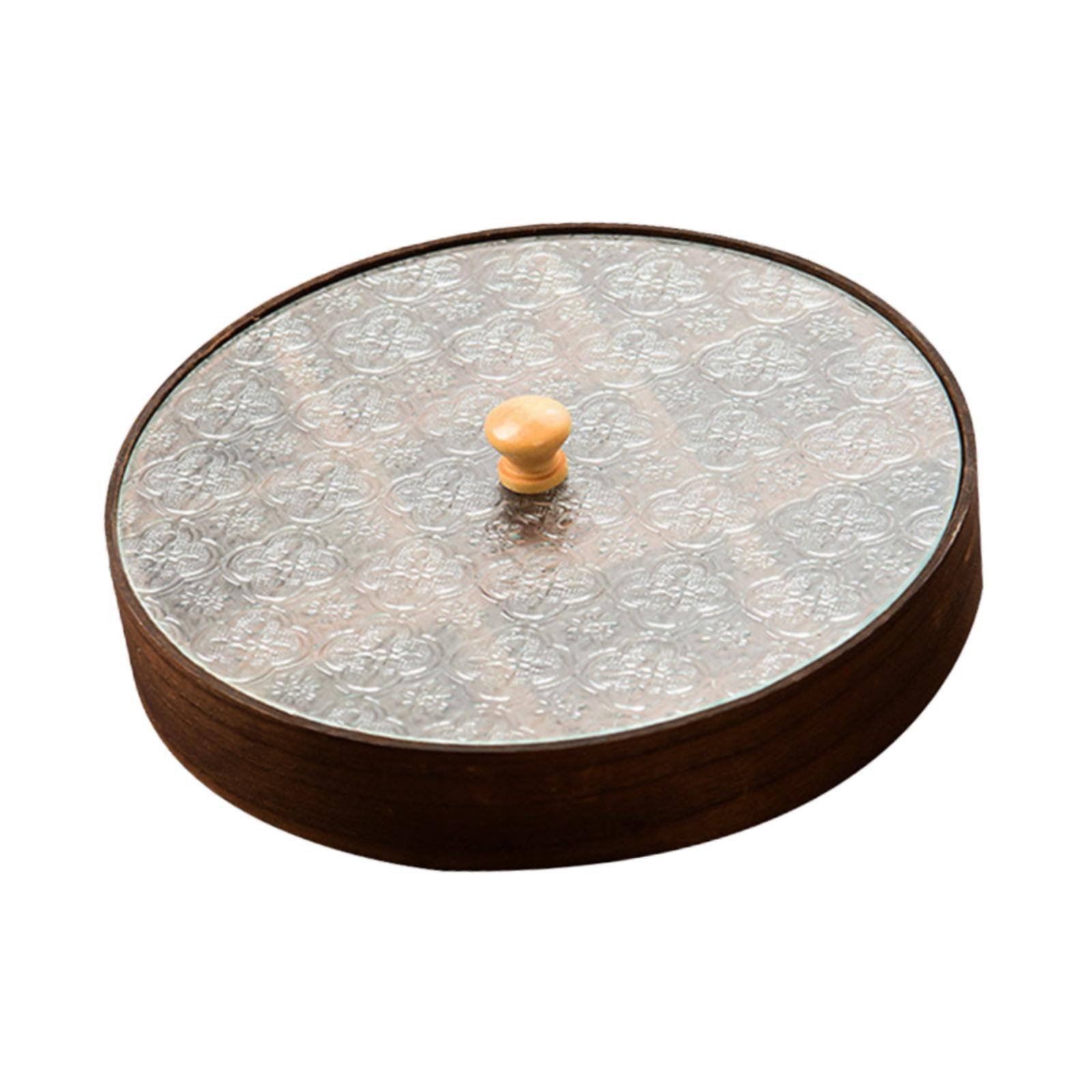 ถาดเสิร์ฟไม้ขนาดใหญ่พร้อมฝาแก้ - Food Storage Room บทวิจารณ์และราคา