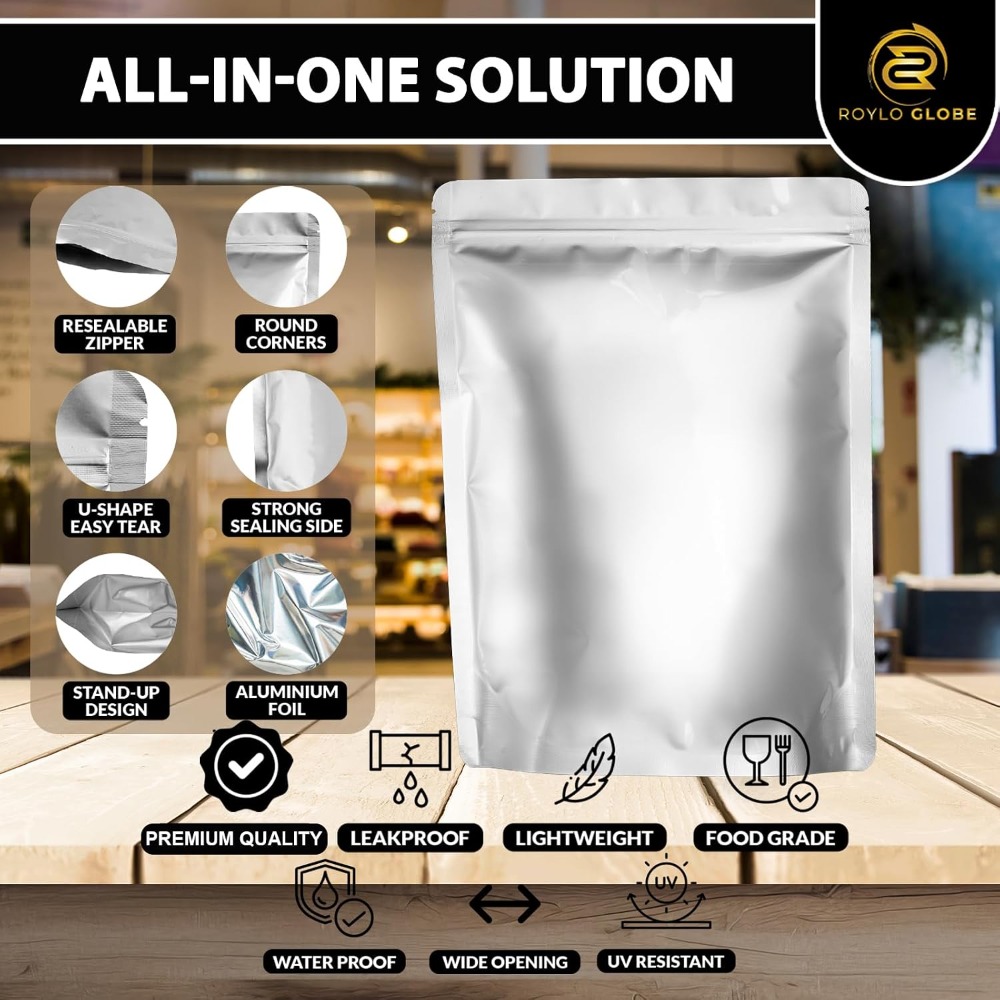 ถุงไมลาร์ขนาด 2 ควอร์ต 100 ชิ้ - Food Storage Oxygen Absorbers บทวิจารณ์และราคา
