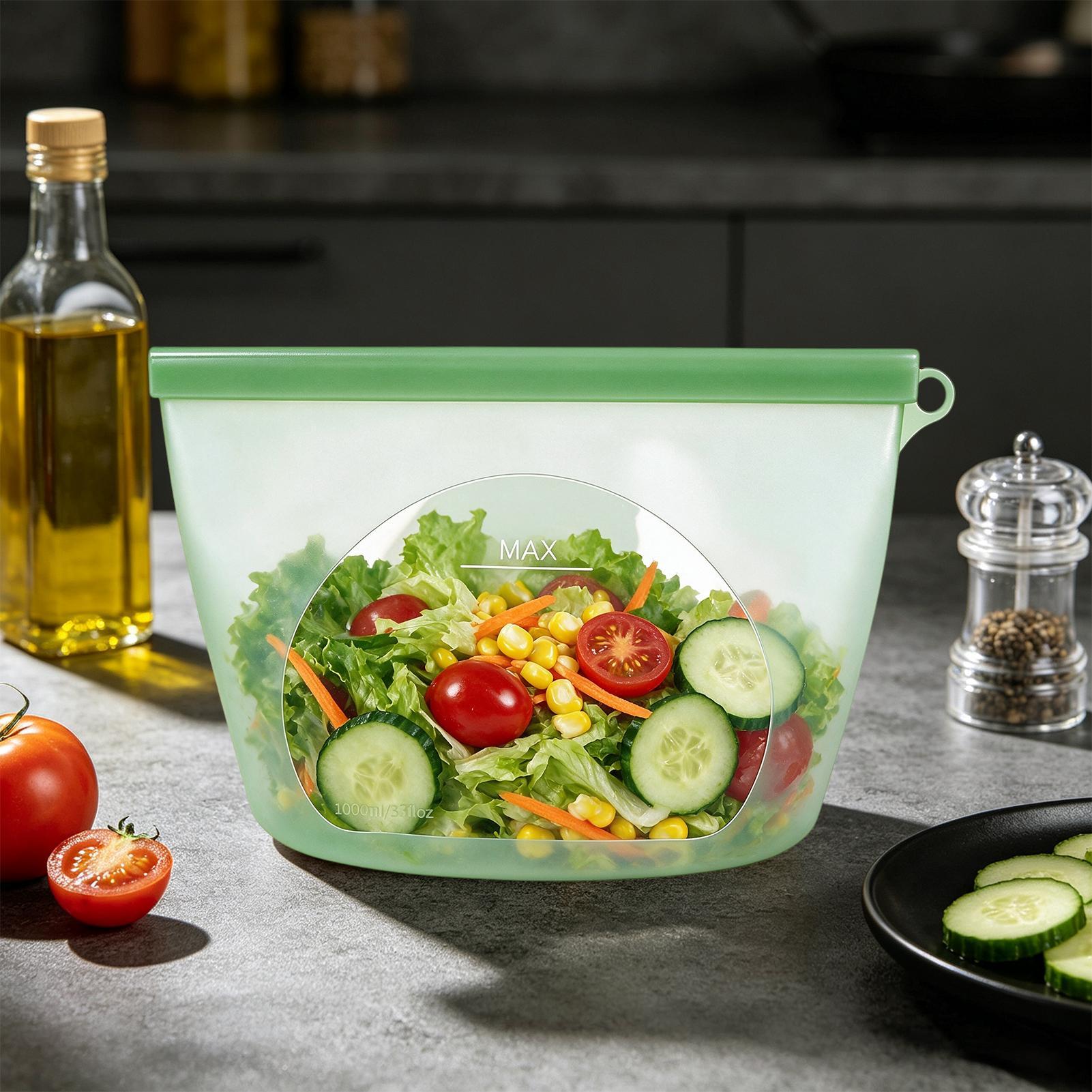 ถุงเก็บอาหารแบบใช้ซ้ำได้ ภาชนะ - Ziploc Food Storage บทวิจารณ์และราคา