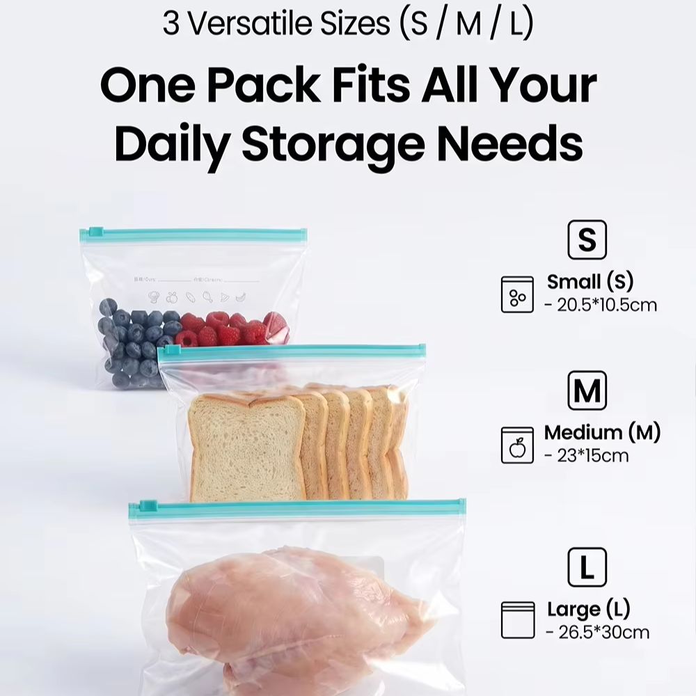 ถุงเก็บอาหารซิปล็อคหนาขึ้นปิดผ - Ziploc Food Storage บทวิจารณ์และราคา