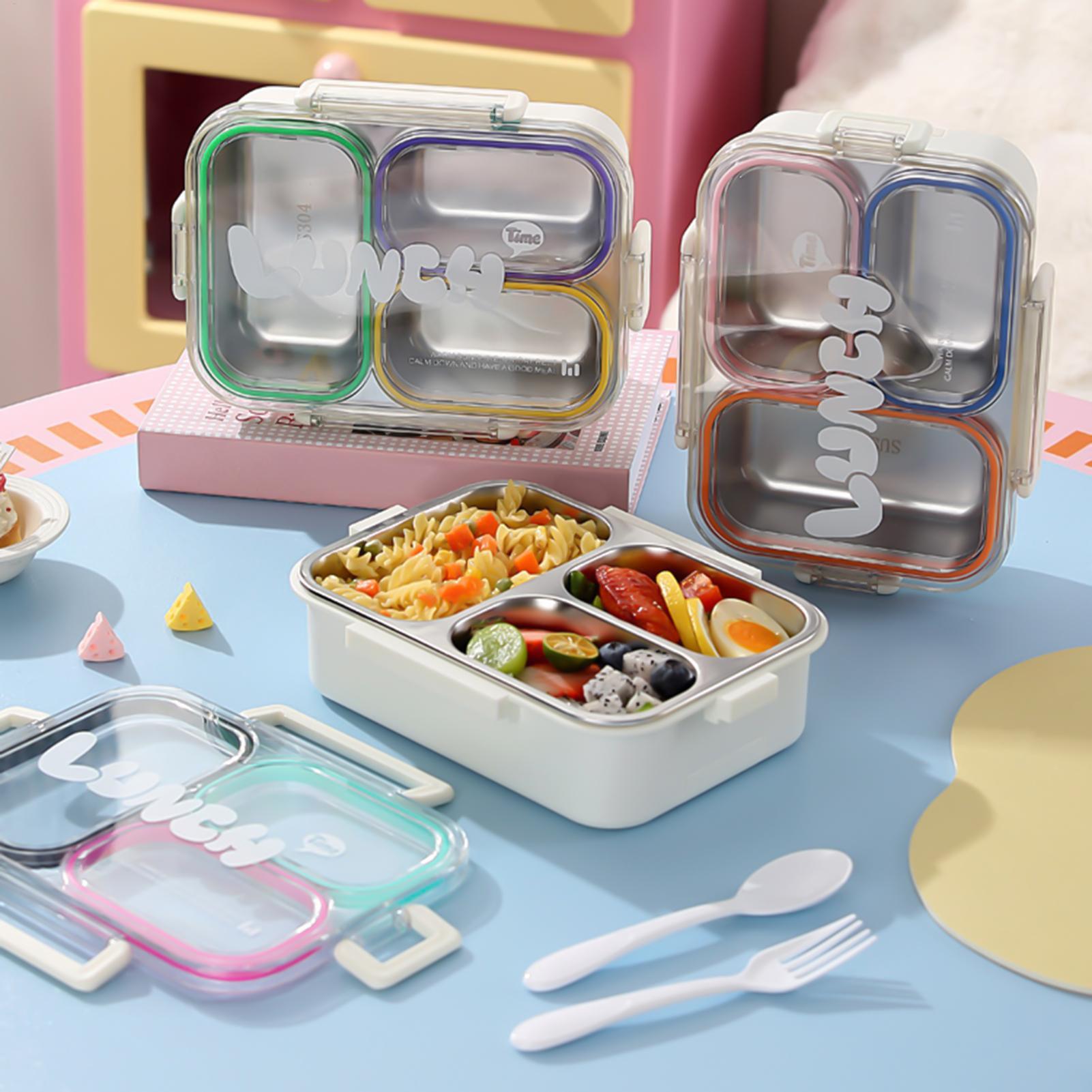 กล่องอาหารกลางวันสแตนเลส 3 ช่อ - Food Storage Camping บทวิจารณ์และราคา