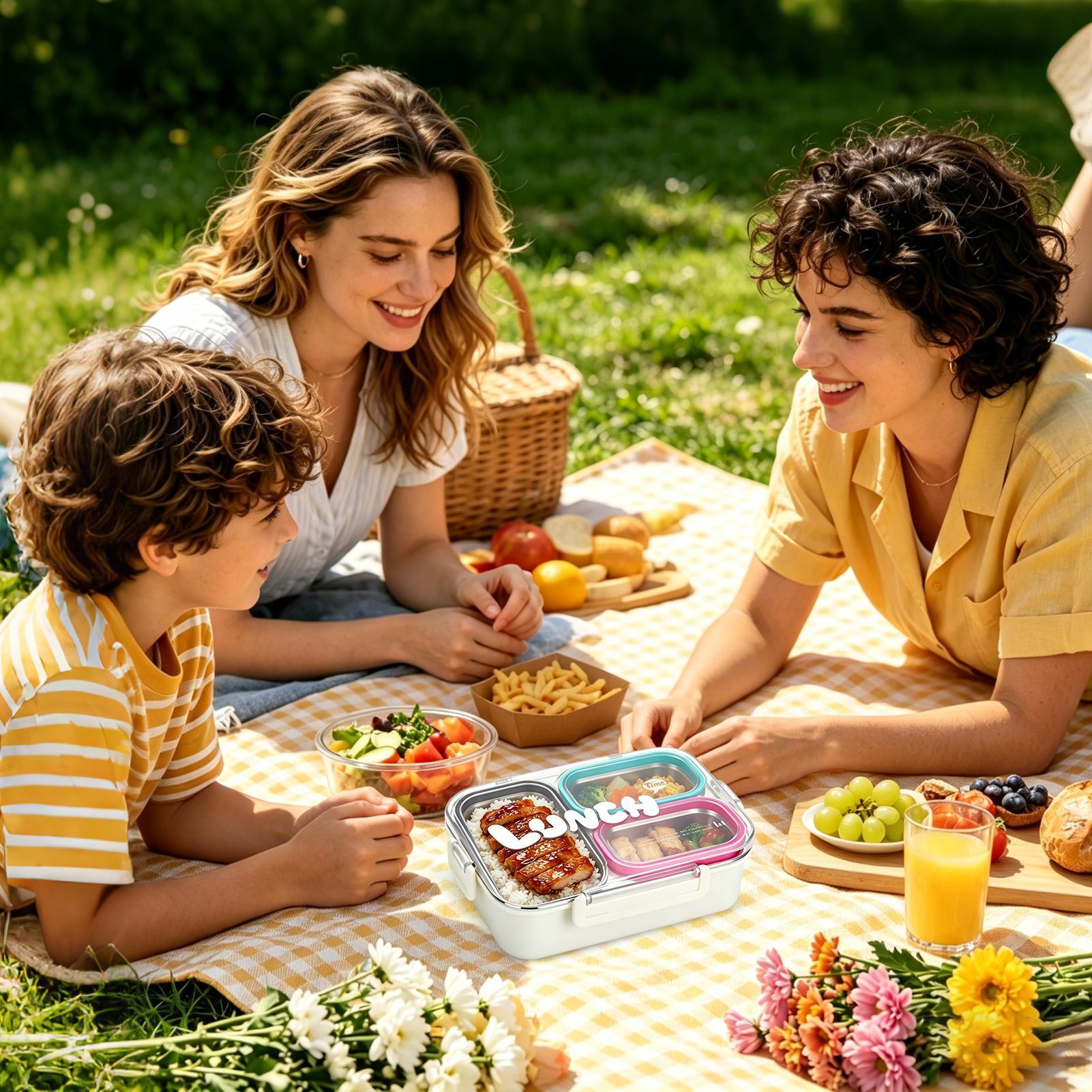 กล่องอาหารกลางวันสแตนเลส 3 ช่อ - Food Storage Camping บทวิจารณ์และราคา