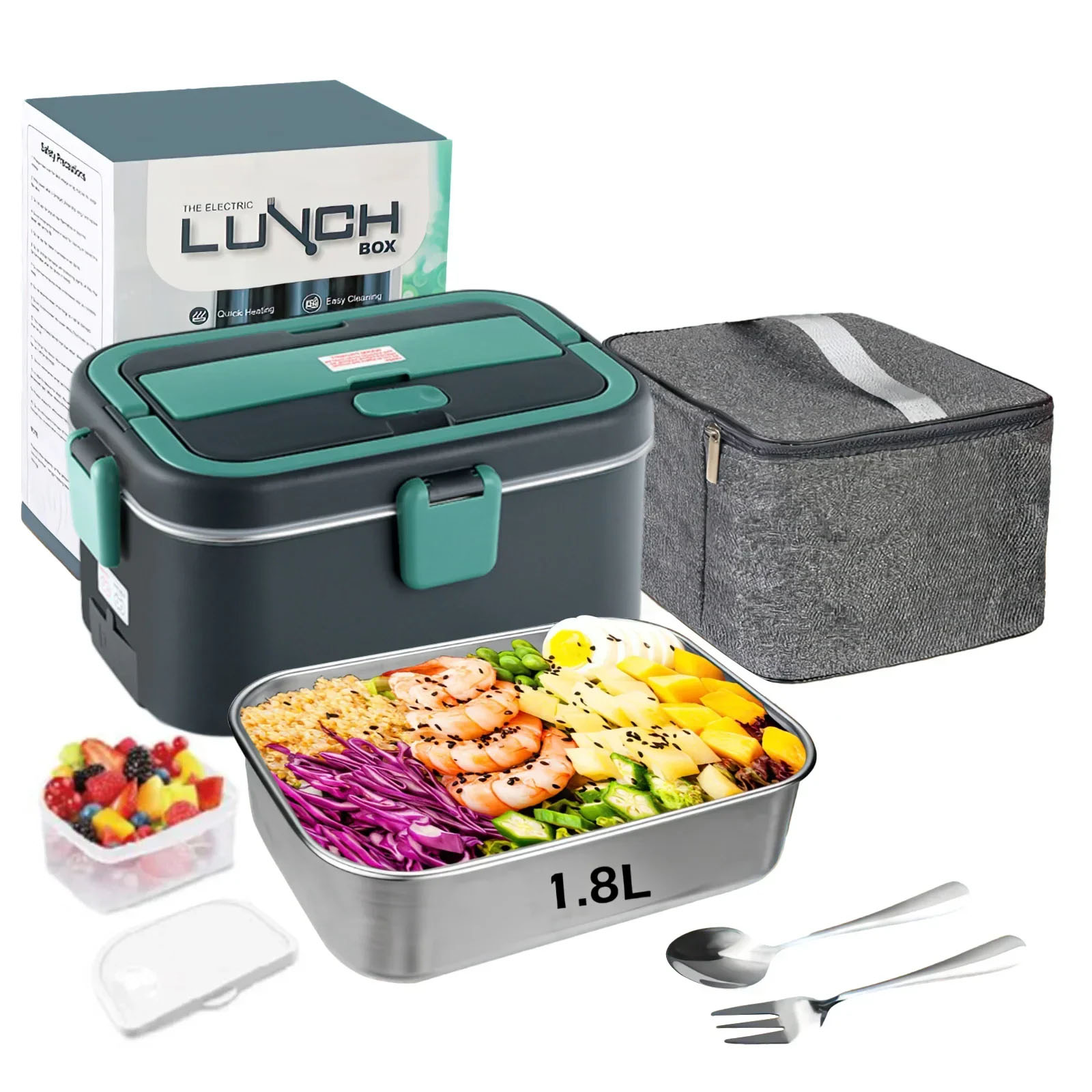 กล่องอาหารกลางวันไฟฟ้าอุ่นอาหา - Food Storage Camping บทวิจารณ์และราคา