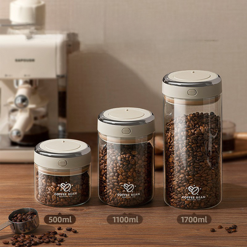 ถังเก็บเมล็ดกาแฟสุญญากาศขนาด 5 - Food Storage Jars & Containers บทวิจารณ์และราคา