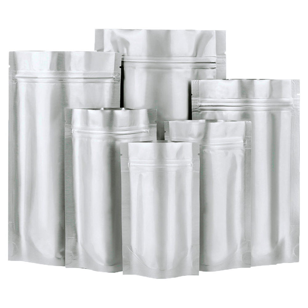 100 ชิ้น Silver Zip Lock Pure  - Ziploc Food Storage บทวิจารณ์และราคา