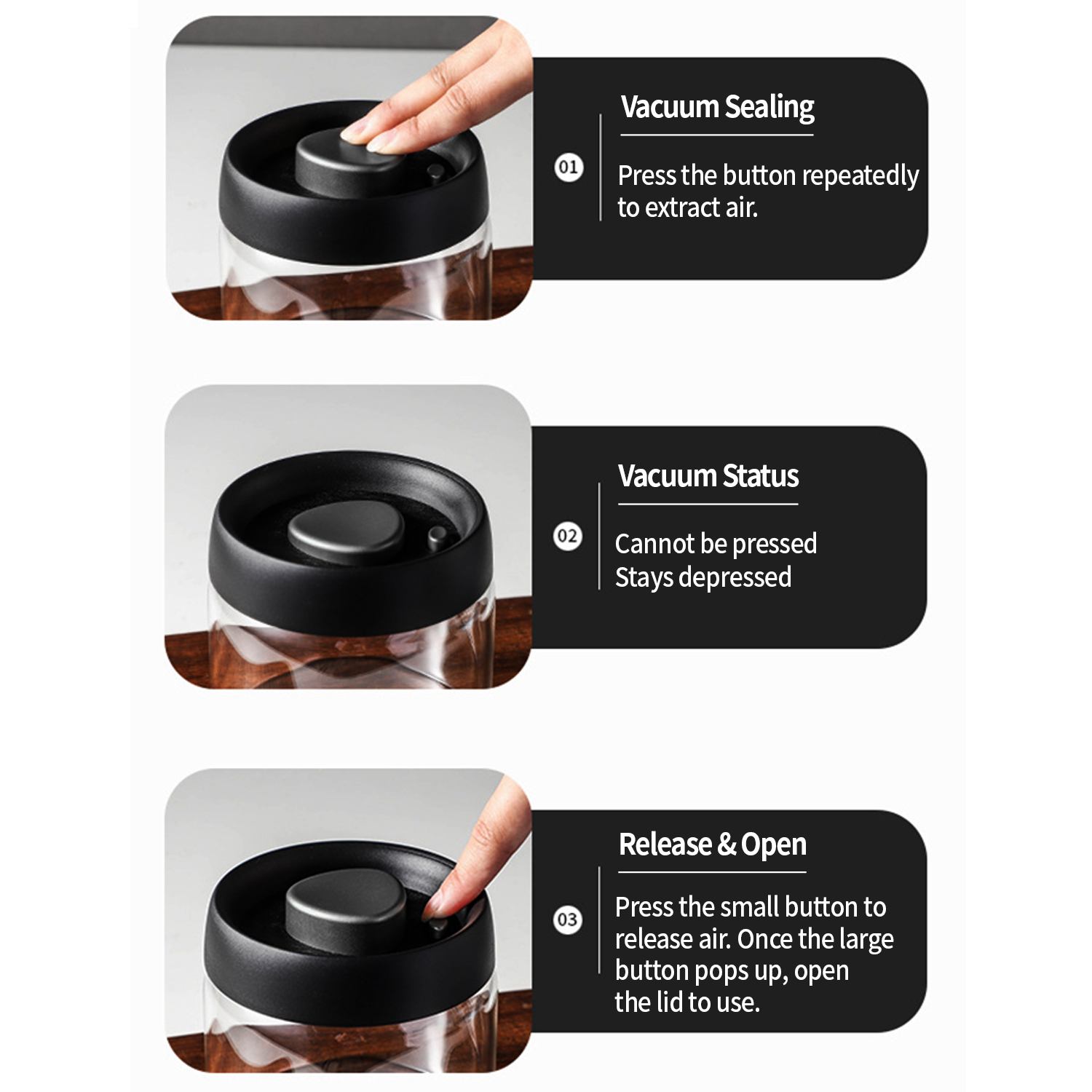 OANKR กระป๋องกาแฟสูญญากาศ 500  - Food Storage Jars & Containers บทวิจารณ์และราคา