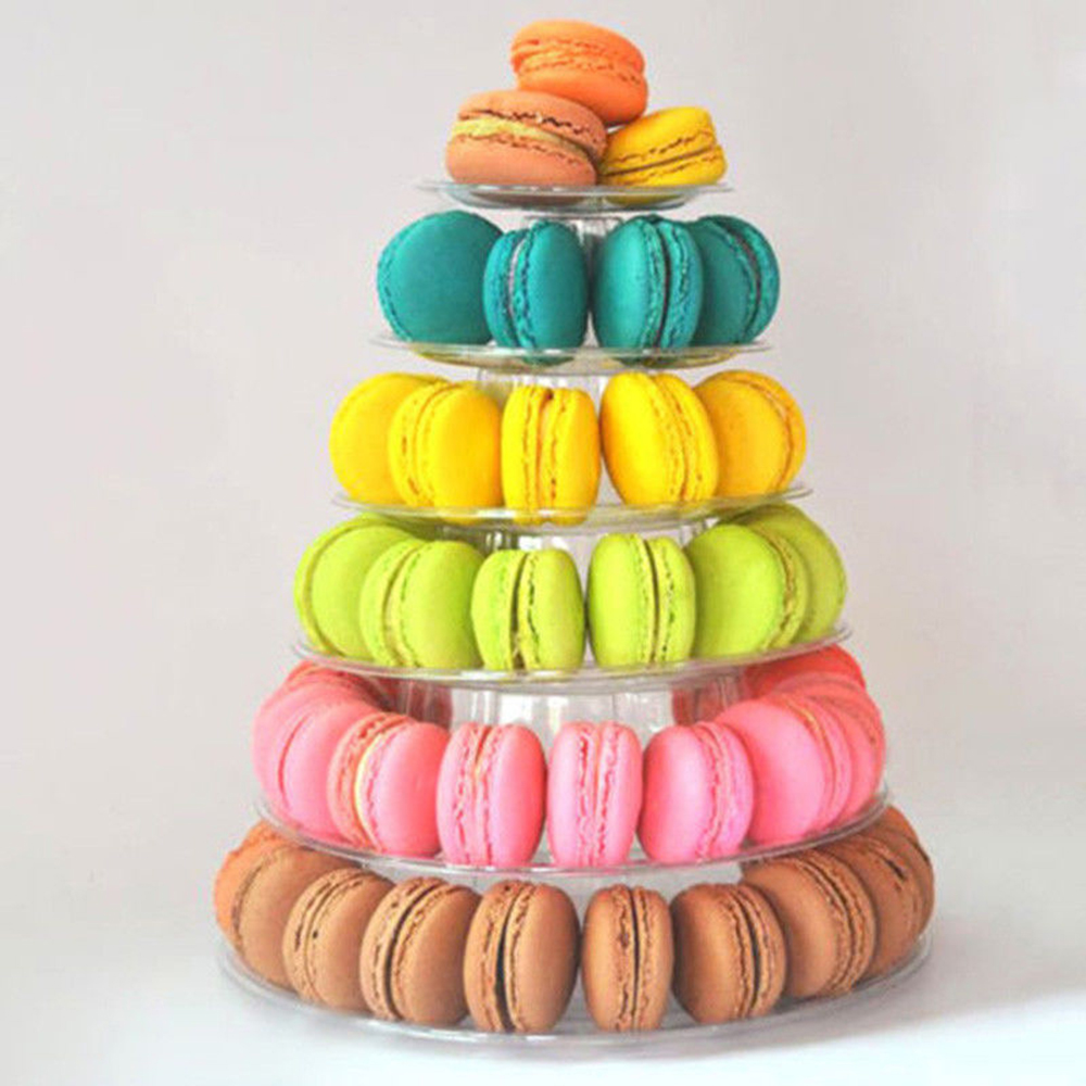 ชั้นหกเค้กแต่งงานชั้นวางเค้กคร - Food Storage Room บทวิจารณ์และราคา