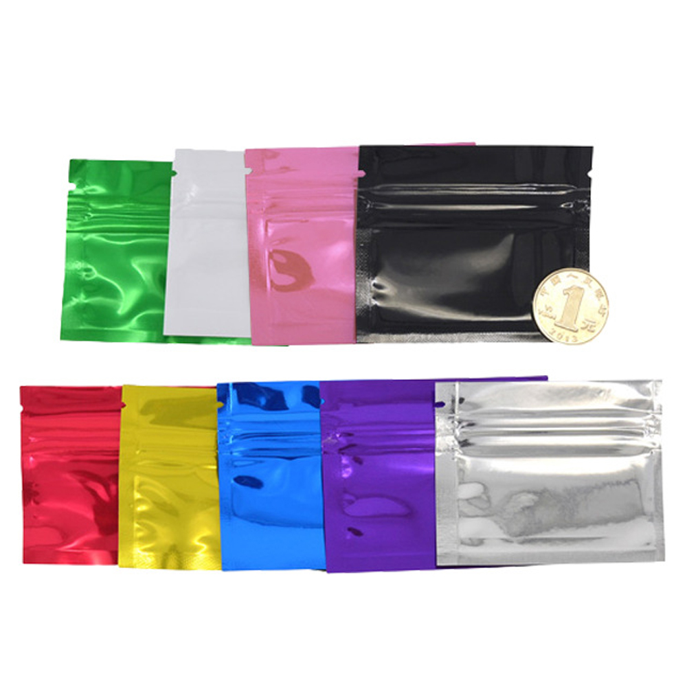 100Pcs ที่มีสีสัน Glossy อลูมิ - Ziploc Food Storage บทวิจารณ์และราคา
