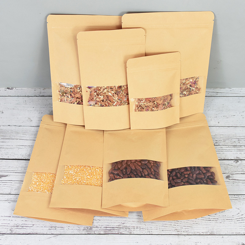 20/50pcs กระดาษคราฟท์ซิปล็อคถุ - Ziploc Food Storage บทวิจารณ์และราคา