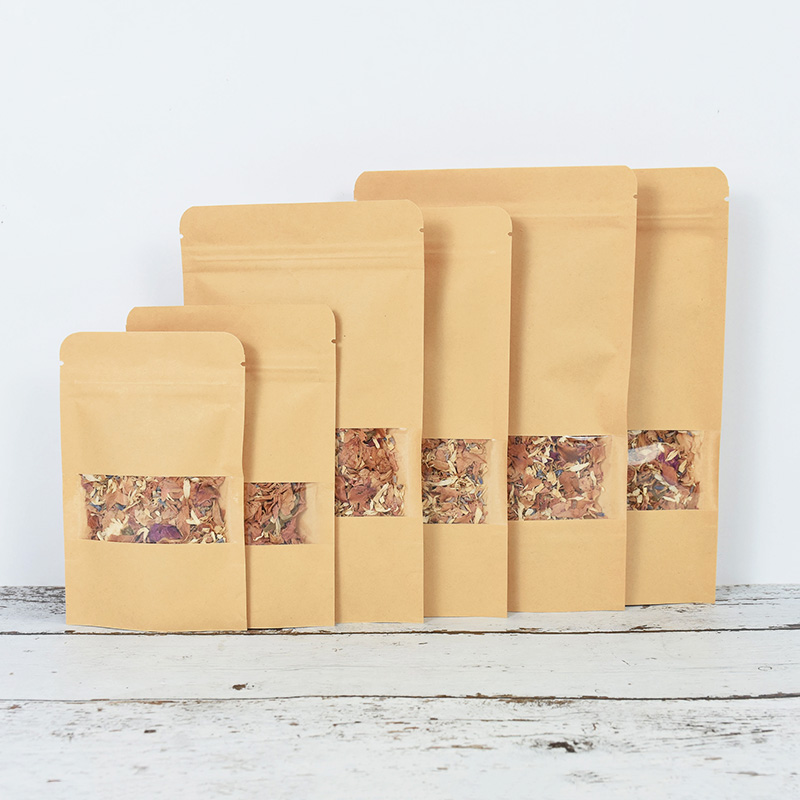 20/50pcs กระดาษคราฟท์ซิปล็อคถุ - Ziploc Food Storage บทวิจารณ์และราคา