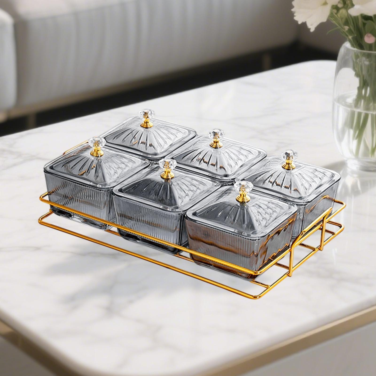 ชามเสิร์ฟขนมพร้อมขาตั้ง จานผลไ - Food Storage Tupperware บทวิจารณ์และราคา