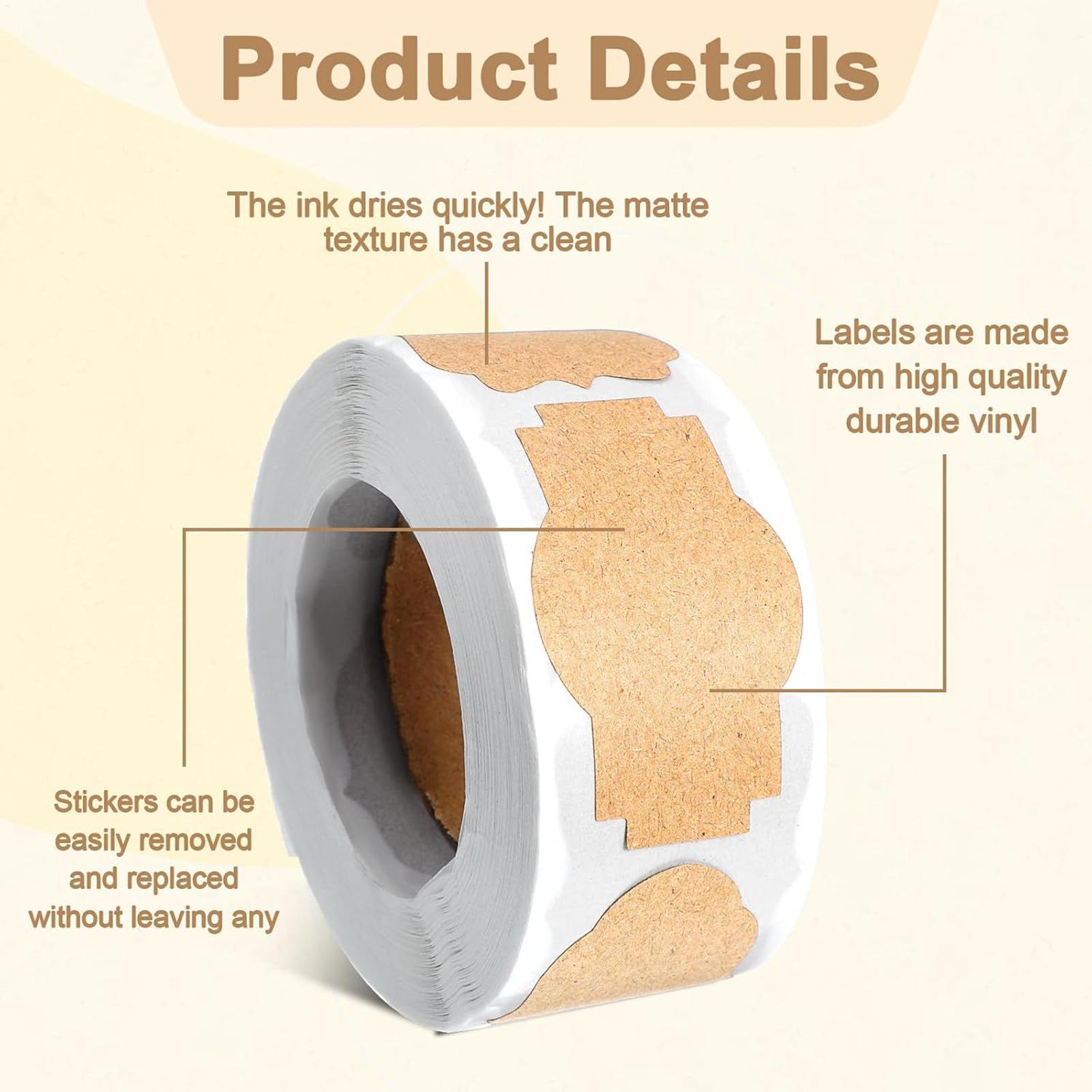 สติกเกอร์ติดขวดโหล 300 ชิ้น แบ - Food Storage In Pantry บทวิจารณ์และราคา