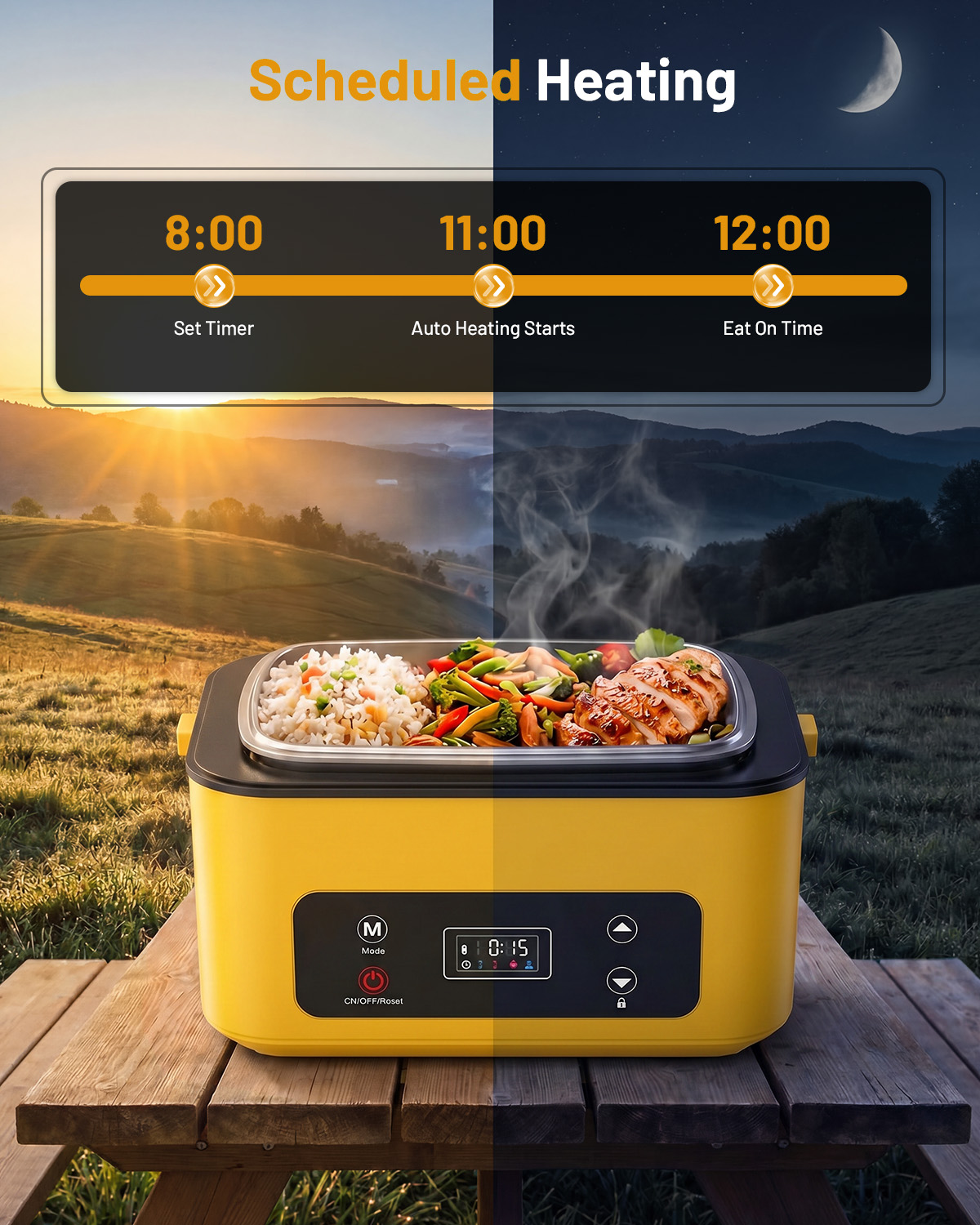 กล่องอาหารอุ่นแบบพกพา TaskStar - Food Storage Camping บทวิจารณ์และราคา