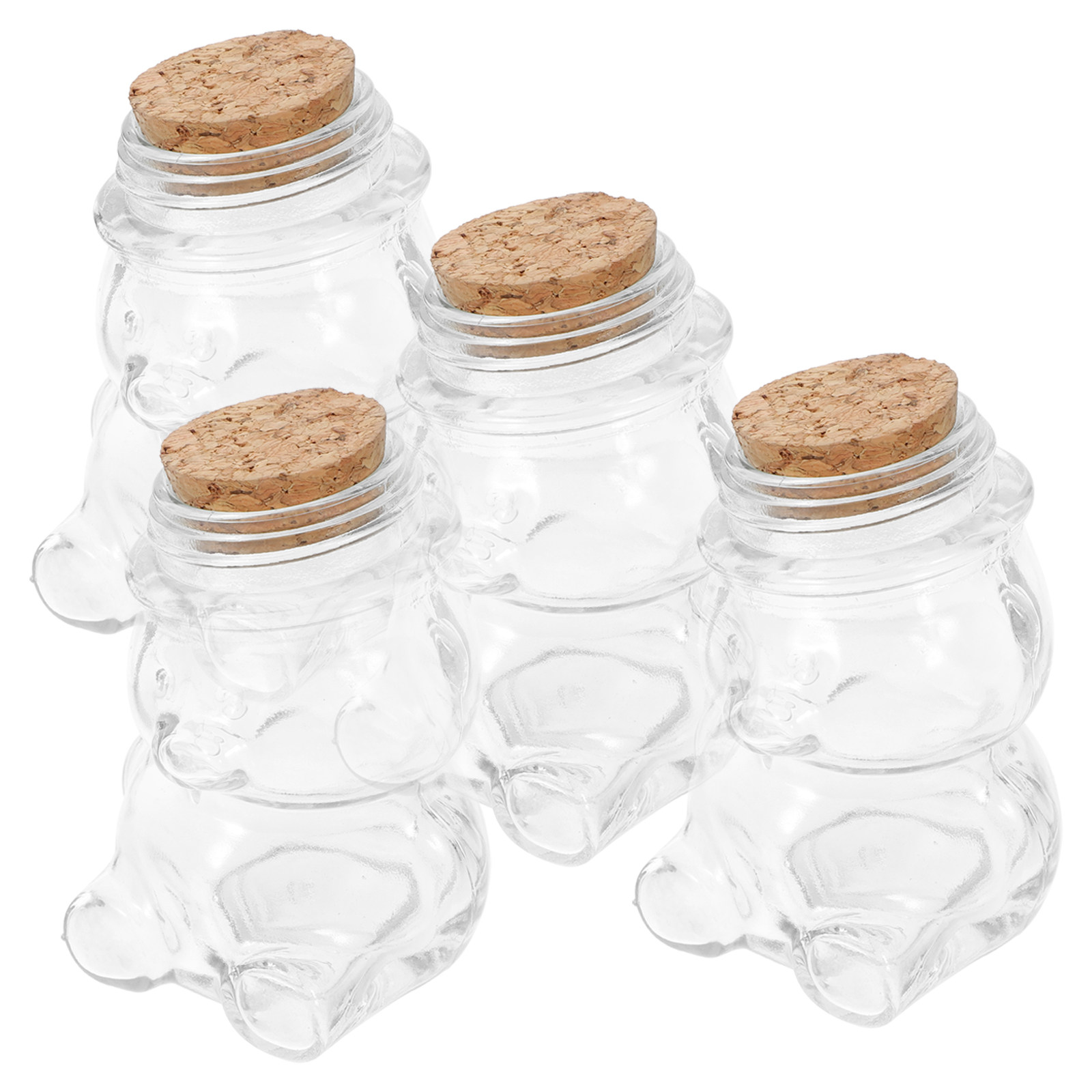 ชุดโหลแก้วใส 4 ชิ้น สำหรับเก็บ - Food Storage Jars & Containers บทวิจารณ์และราคา