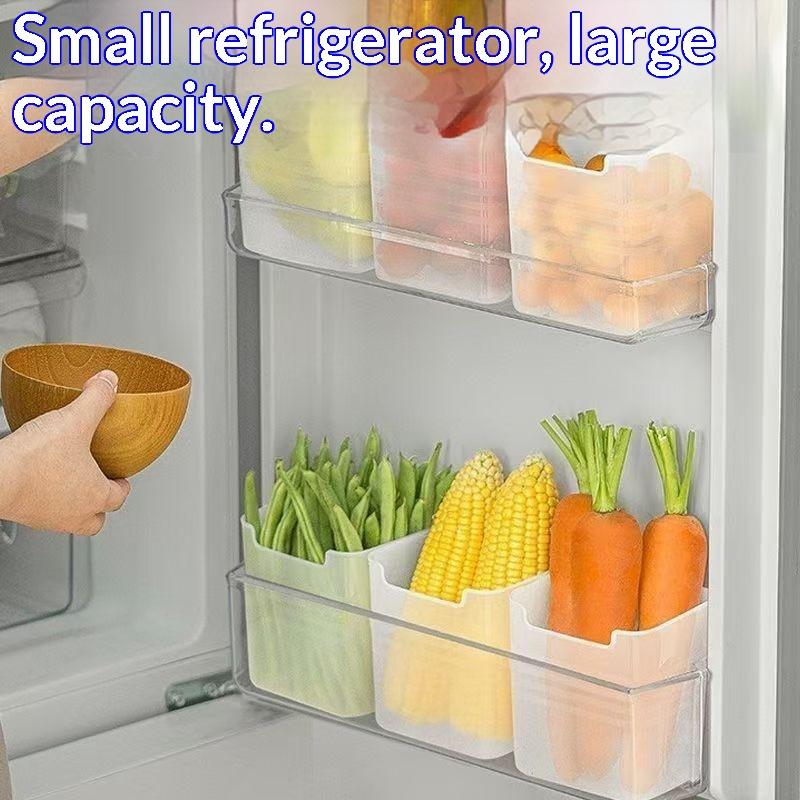 กล่องเก็บอาหารในตู้เย็น 4 ชิ้น - Food Storage Plastic Boxes บทวิจารณ์และราคา