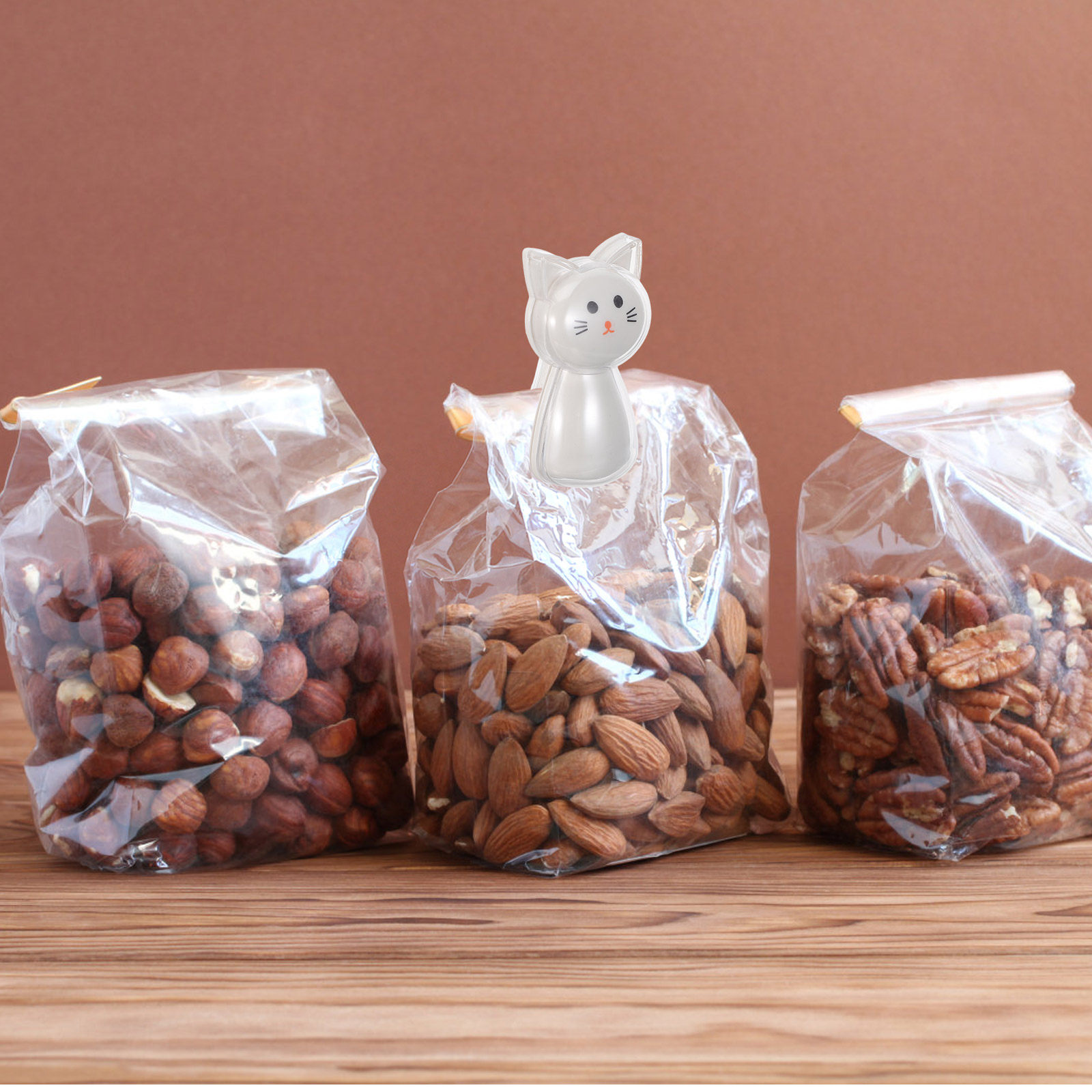 คลิปหนีบถุงขนมรูปแมวน่ารัก 2 ช - Food Storage In Pantry บทวิจารณ์และราคา