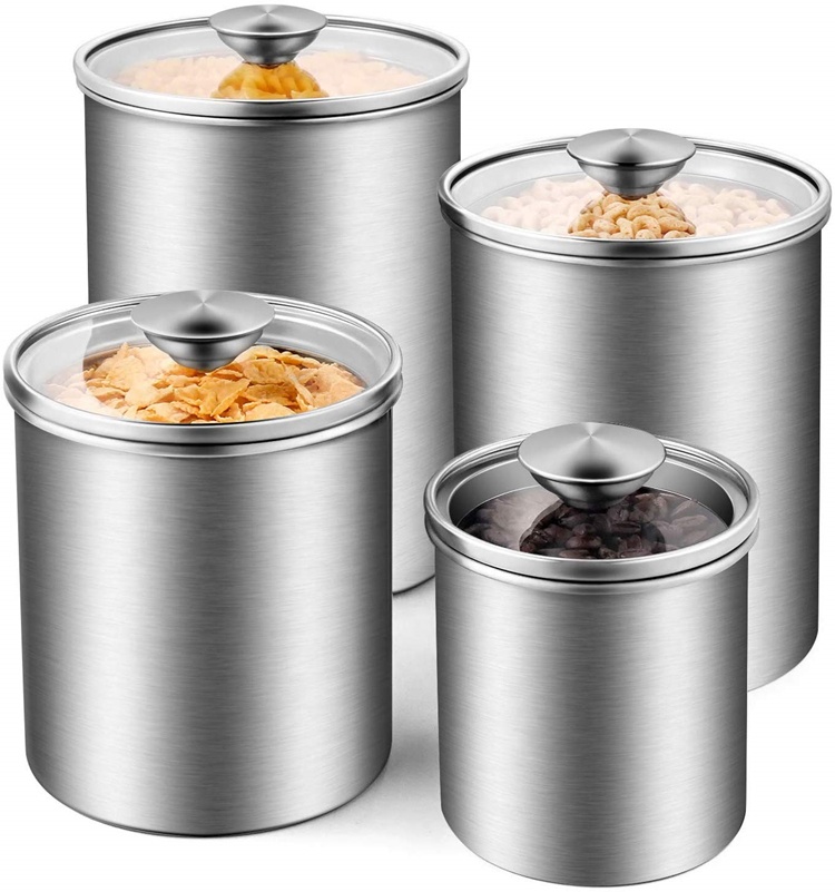 ชุดกระป๋องเก็บอาหารสแตนเลสสำหร - Food Storage With Lids บทวิจารณ์และราคา