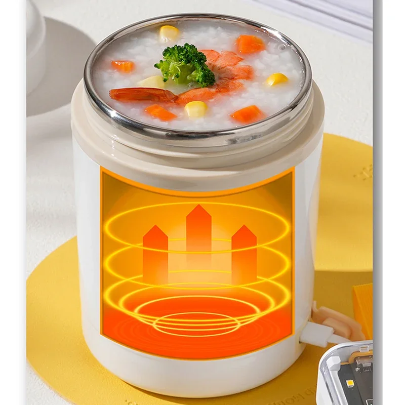 600ML USB ไฟฟ้าความร้อนกล่องอา - Food Storage Tupperware บทวิจารณ์และราคา