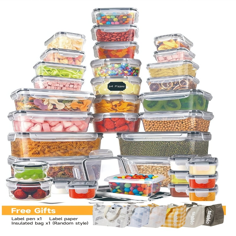 ชุดเก็บอาหารปลอดสาร BPA 48 ชิ้ - Food Storage In Pantry บทวิจารณ์และราคา
