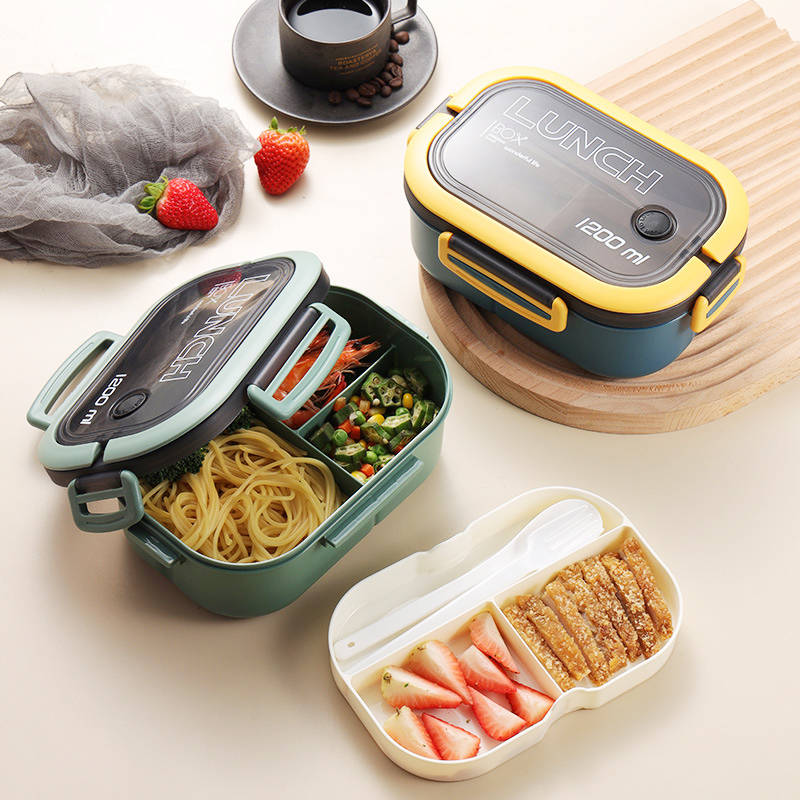 กล่องอาหารกลางวันสองชั้นแบบเดี - Food Storage Tupperware บทวิจารณ์และราคา