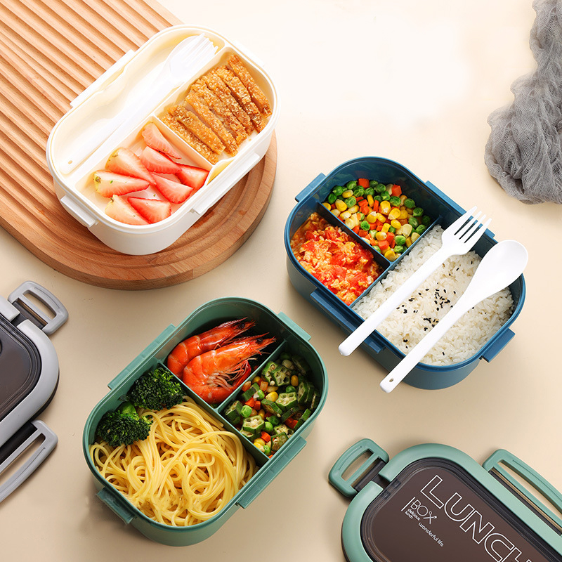 กล่องอาหารกลางวันสองชั้นแบบเดี - Food Storage Tupperware บทวิจารณ์และราคา