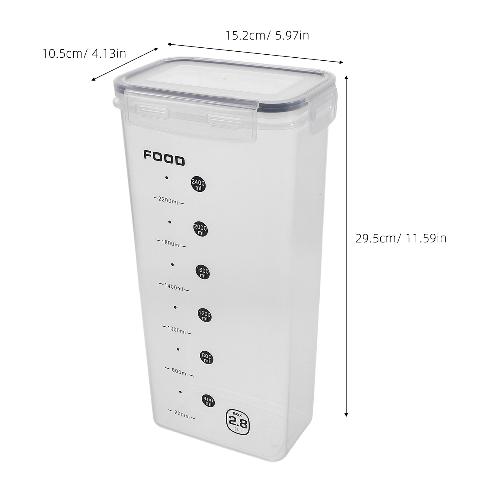 ภาชนะเก็บอาหารแห้งแบบโปร่งใส 2 - Food Storage Jars & Containers บทวิจารณ์และราคา